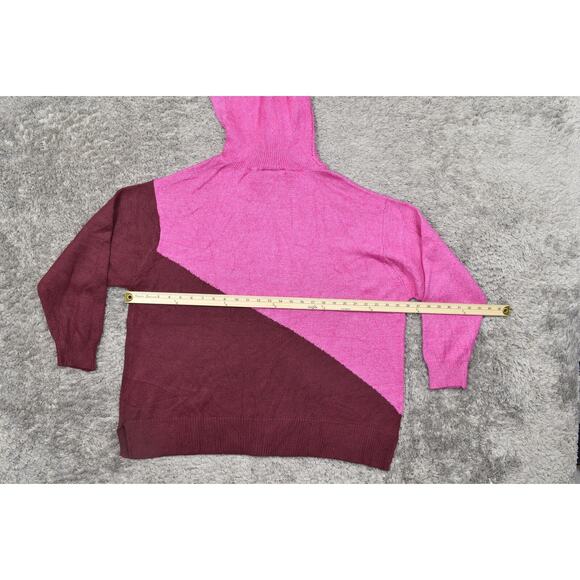 Lane Bryant Plus Size 22/24 Multicolor Pullover Sweater Knit Turtle Neck - Picture 4 of 8